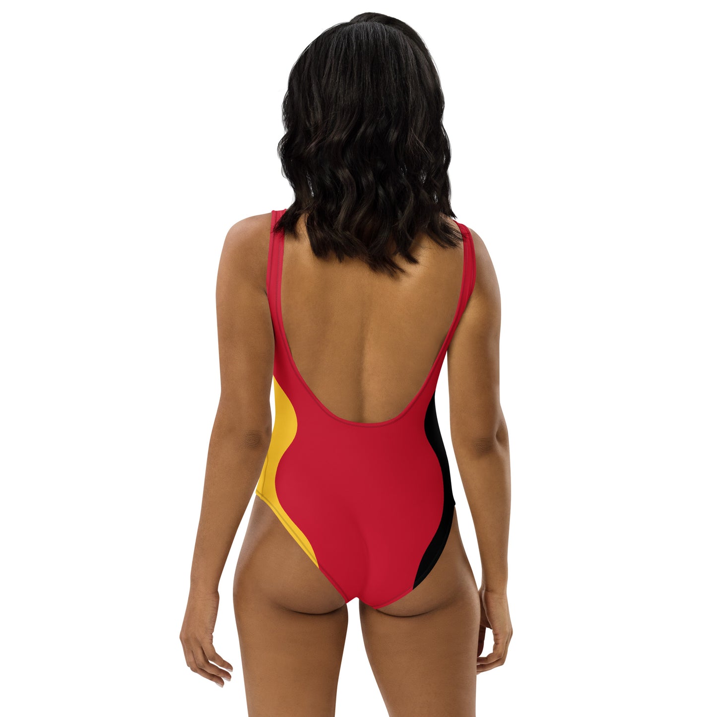 Sinuous Geometry One-Piece Swimsuit –Germany FelinDesign - FelinDesign