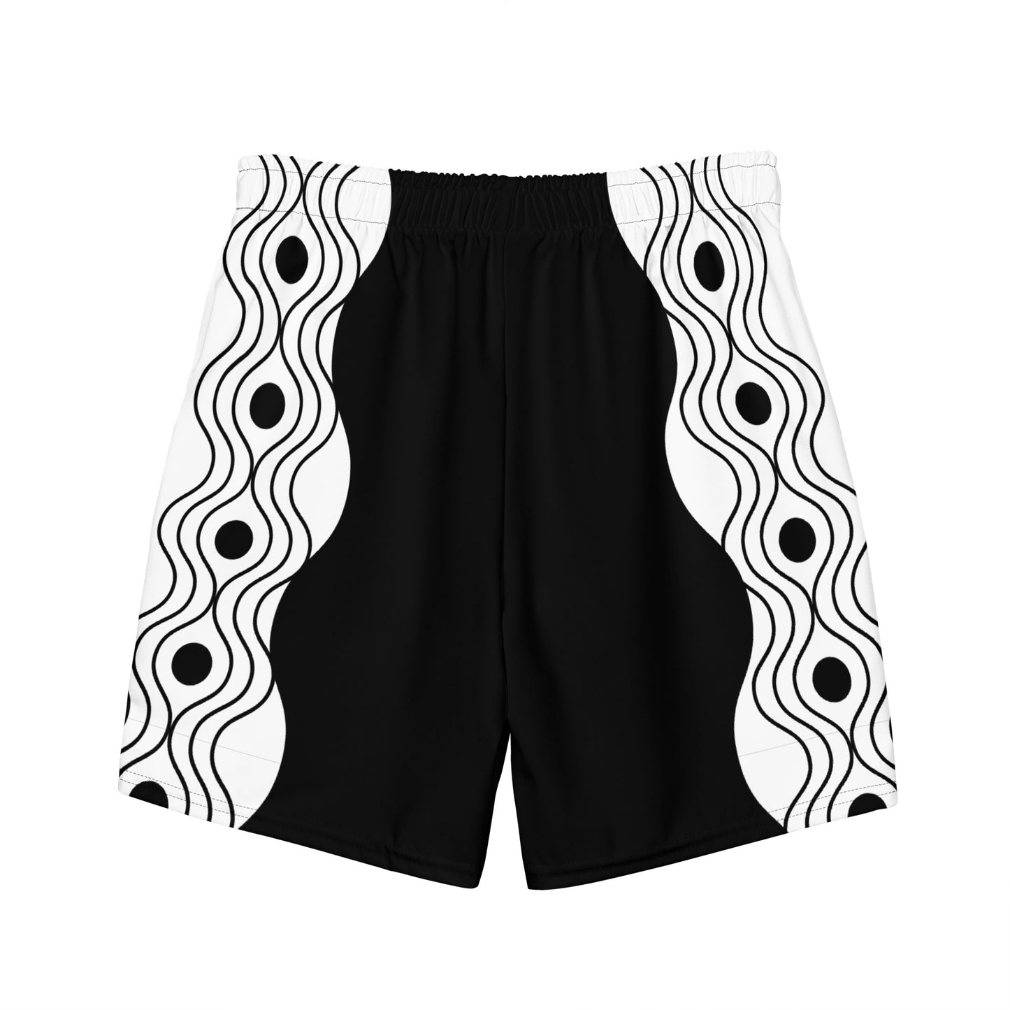 Recycled Men's Swimsuit - Sinus Collection Black FelinDesign - FelinDesign