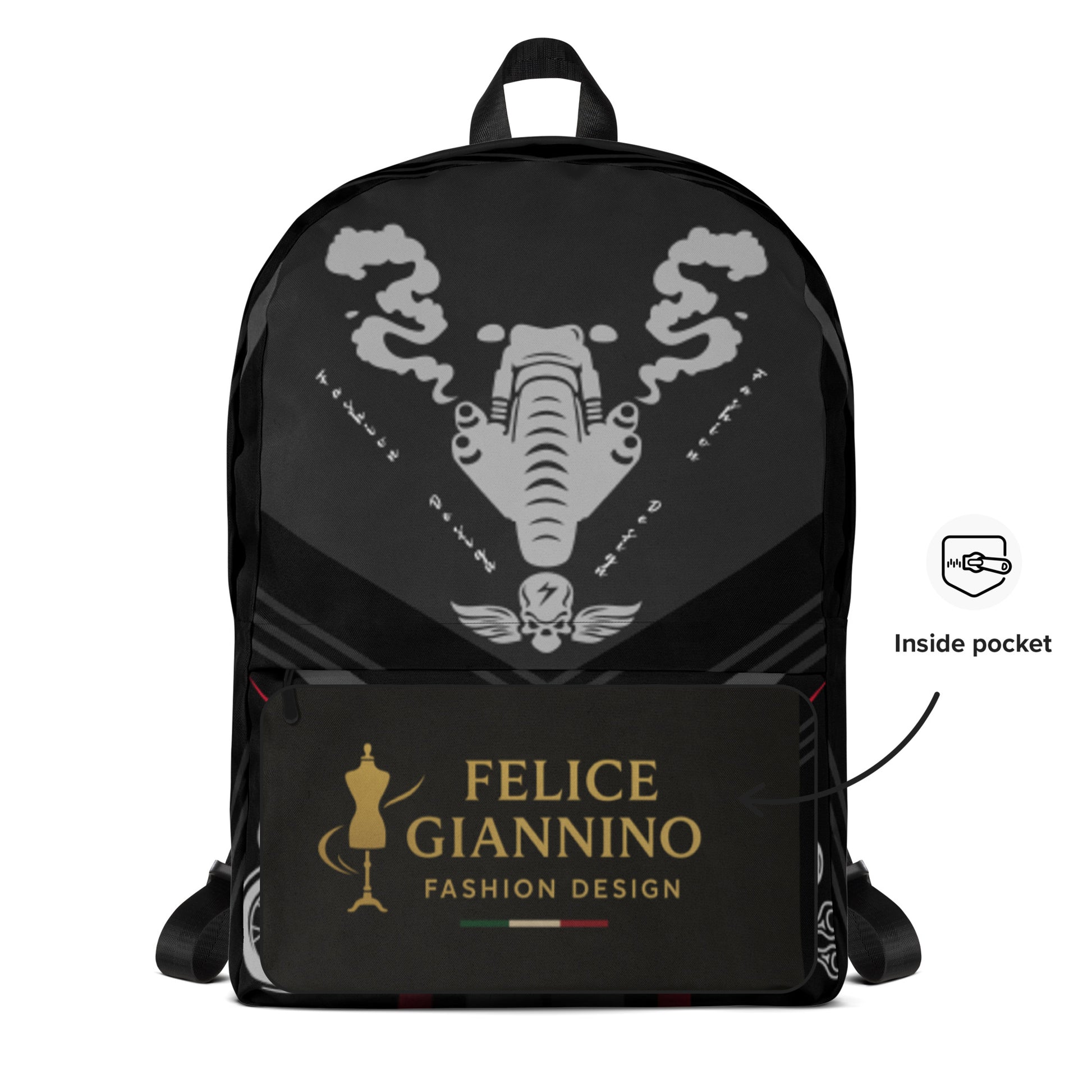 FelinDesign Waterproof Backpack for Men and Women | Medium Travel and Sport Bag with Laptop Pocket | - FelinDesign
