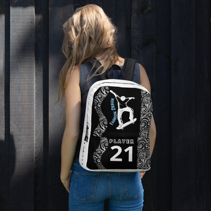 FelinDesign Backpack for Men and Women | Waterproof Medium Travel and Sport Bag with Laptop Pocket | Stylish Skateboard-Inspired Design - FelinDesign