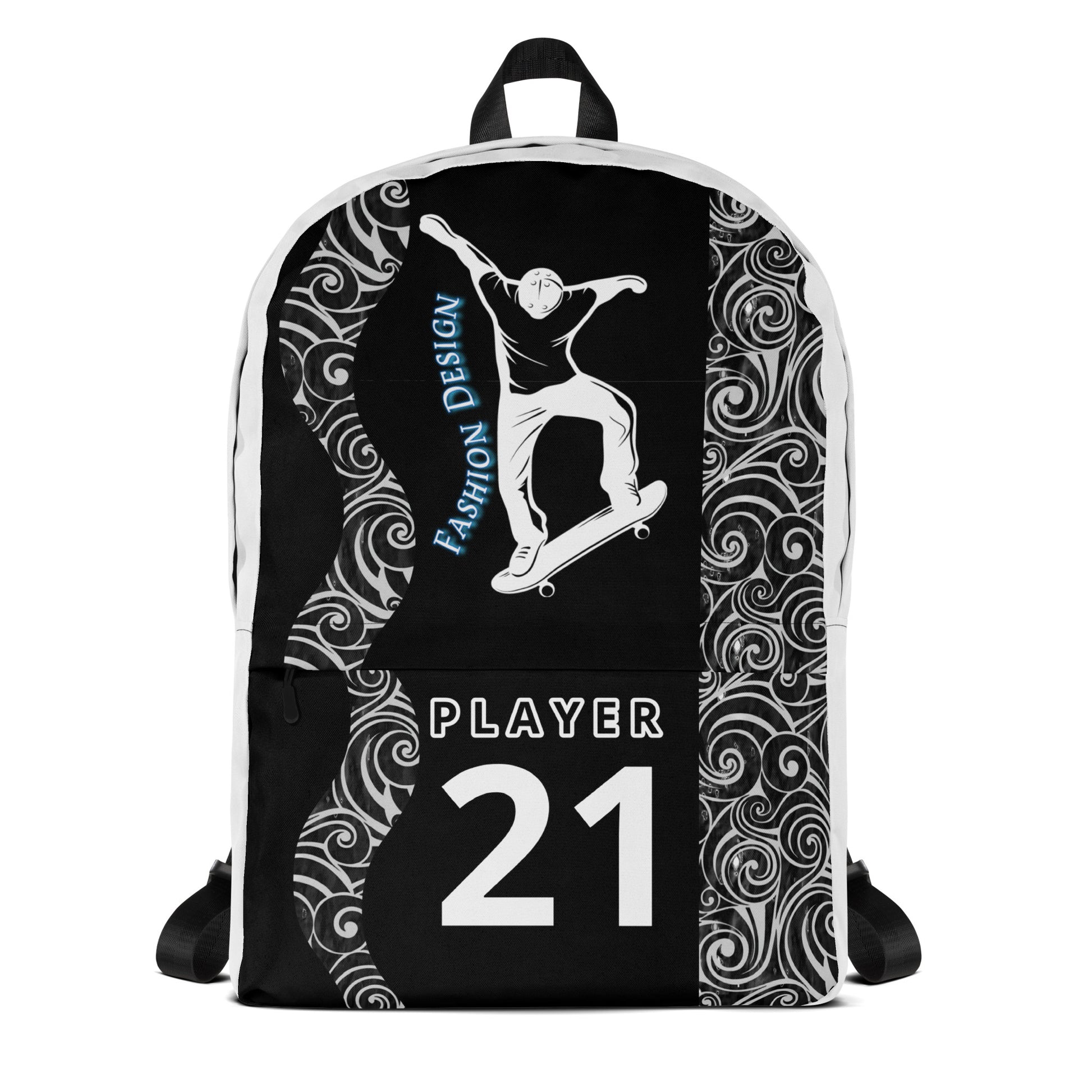 FelinDesign Backpack for Men and Women | Waterproof Medium Travel and Sport Bag with Laptop Pocket | Stylish Skateboard-Inspired Design - FelinDesign