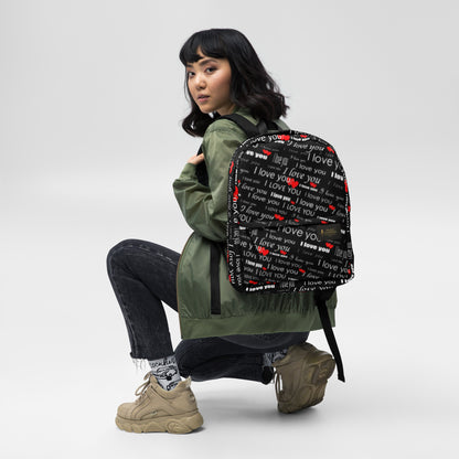 personalized backpack, romantic streetwear, gift for her/him, designer school backpack. - FelinDesign