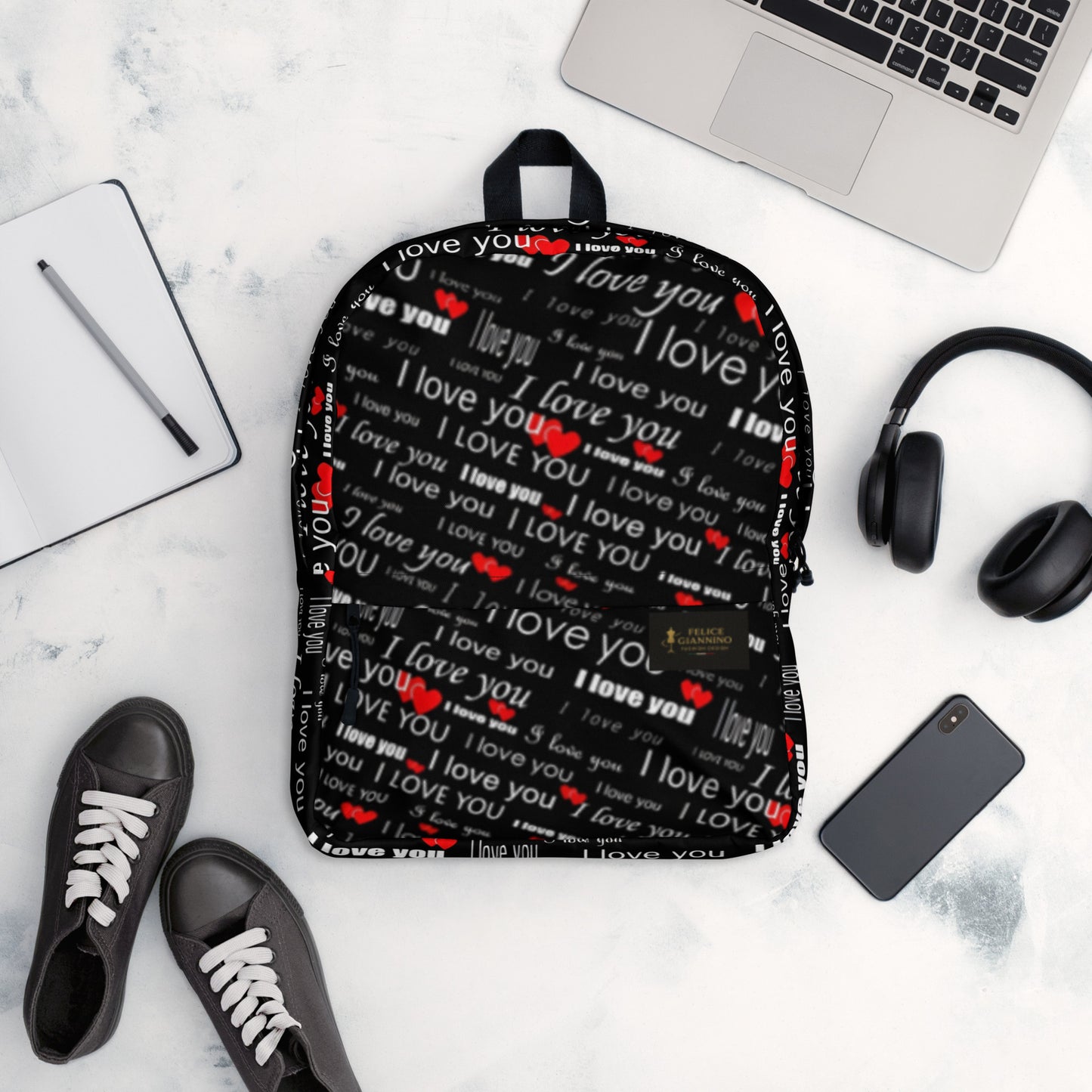 personalized backpack, romantic streetwear, gift for her/him, designer school backpack. - FelinDesign