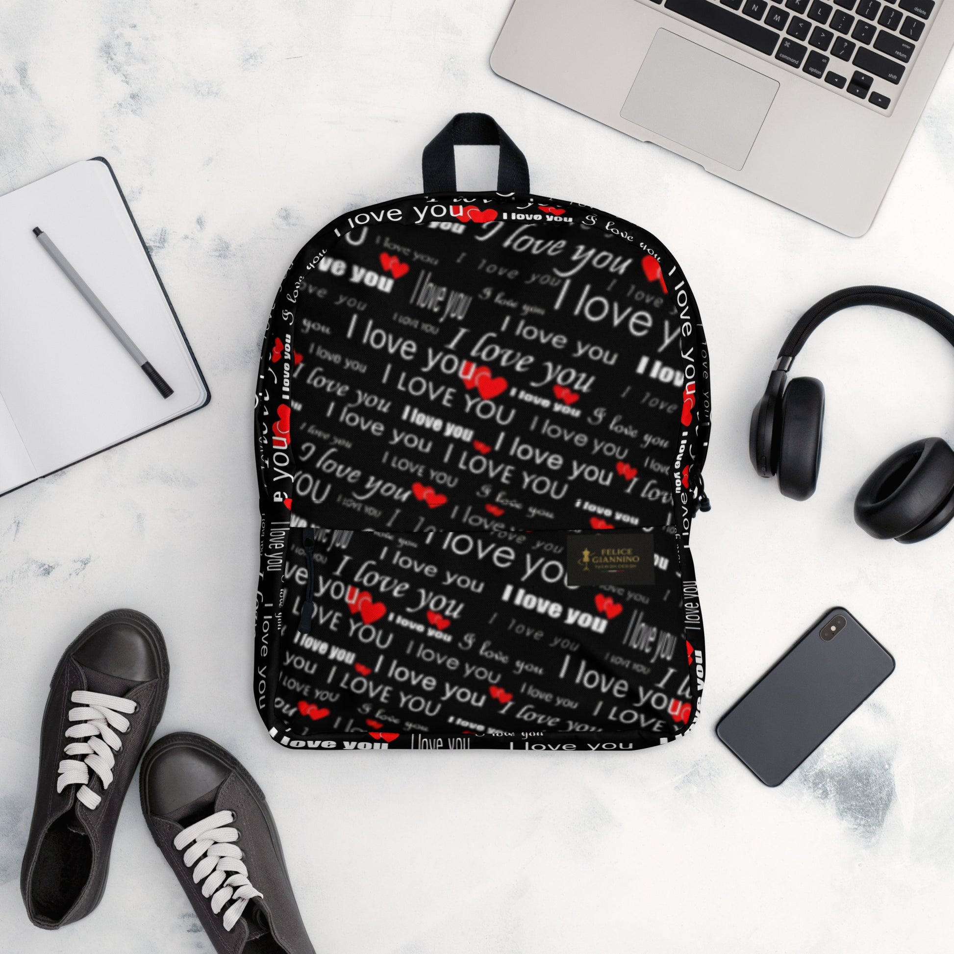 personalized backpack, romantic streetwear, gift for her/him, designer school backpack. - FelinDesign