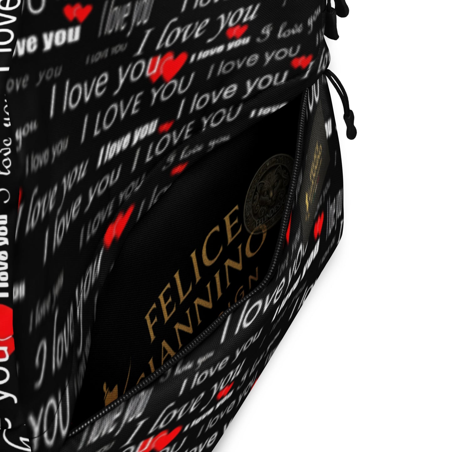 personalized backpack, romantic streetwear, gift for her/him, designer school backpack. - FelinDesign