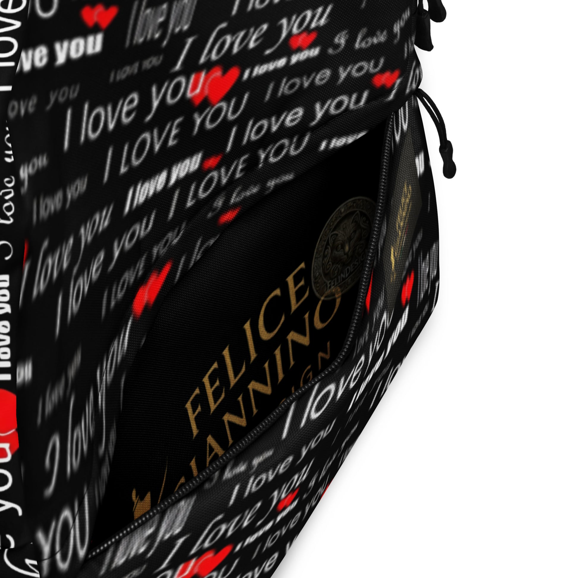 personalized backpack, romantic streetwear, gift for her/him, designer school backpack. - FelinDesign