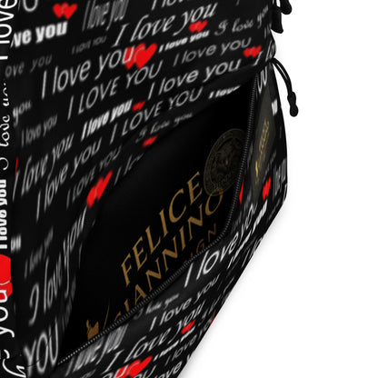 personalized backpack, romantic streetwear, gift for her/him, designer school backpack. - FelinDesign