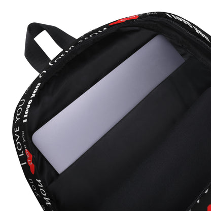 personalized backpack, romantic streetwear, gift for her/him, designer school backpack. - FelinDesign