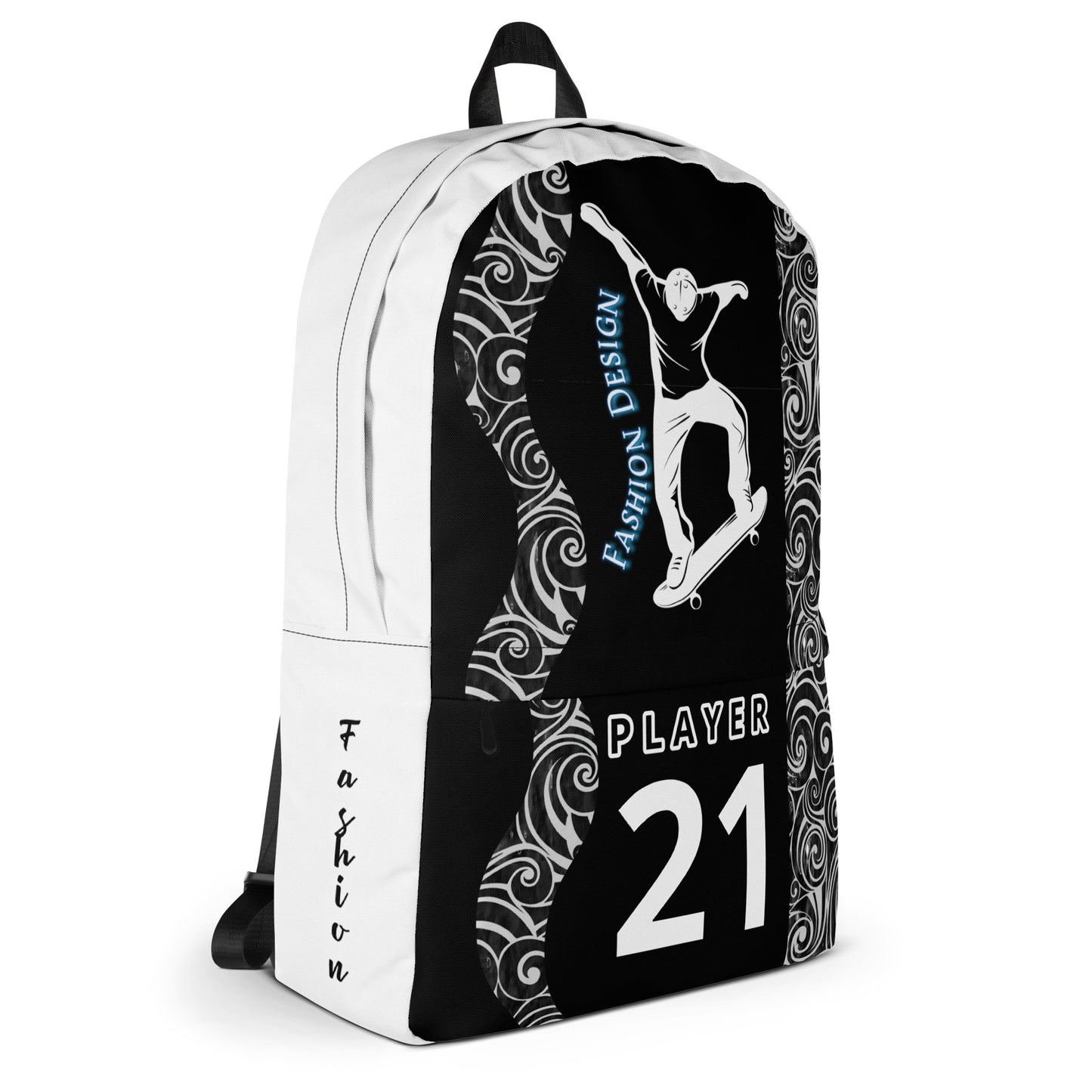 FelinDesign Backpack for Men and Women | Waterproof Medium Travel and Sport Bag with Laptop Pocket | Stylish Skateboard-Inspired Design - FelinDesign
