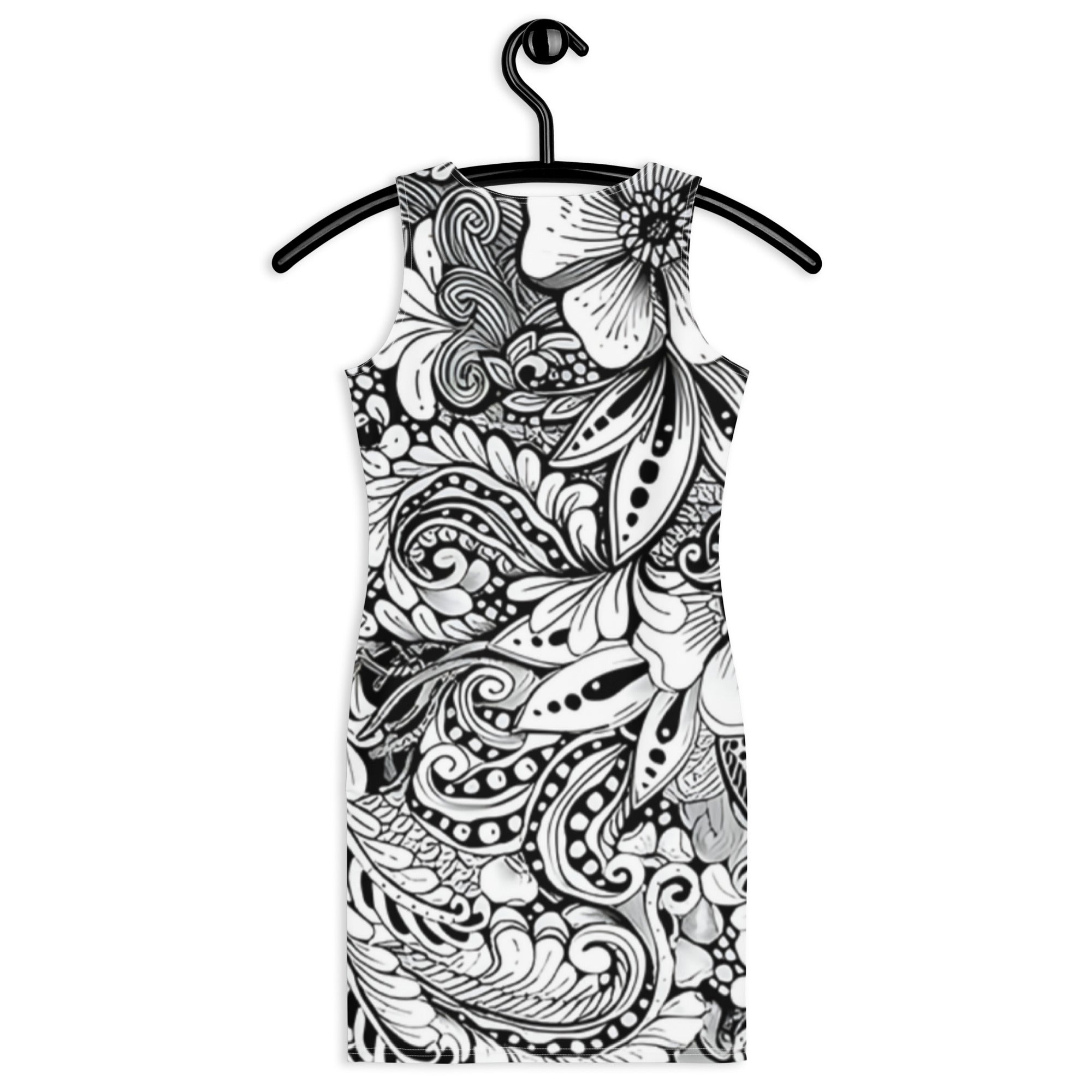 "Floral Elegance" Midi Dress – Felice Giannino Collection - FelinDesign