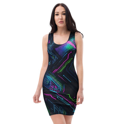 Bodycon Dress by FelinDesign #190 – Elegant Figure-Hugging Party Dress with Unique Design for Events & Nights Out - FelinDesign