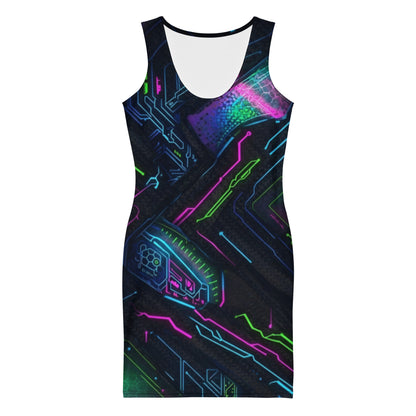 Bodycon Dress by FelinDesign #190 – Elegant Figure-Hugging Party Dress with Unique Design for Events & Nights Out - FelinDesign