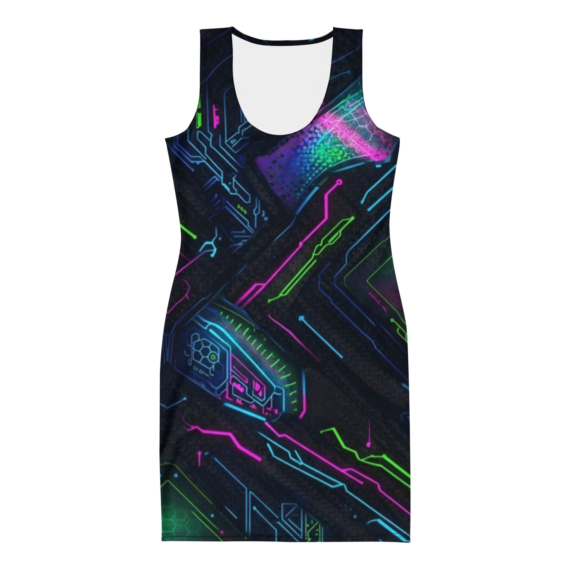 Bodycon Dress by FelinDesign #190 – Elegant Figure-Hugging Party Dress with Unique Design for Events & Nights Out - FelinDesign