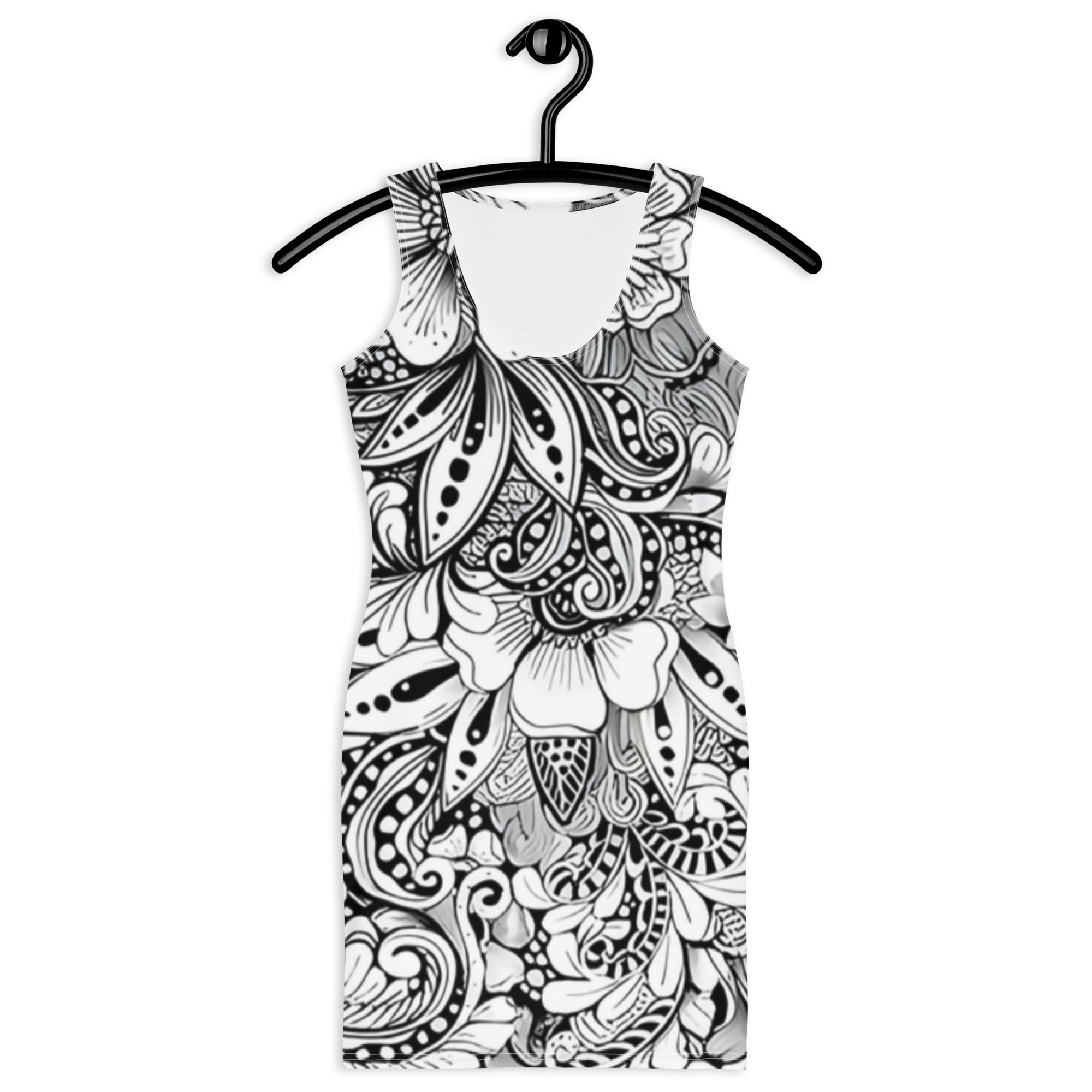 "Floral Elegance" Midi Dress – Felice Giannino Collection - FelinDesign