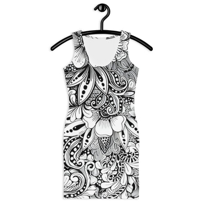 "Floral Elegance" Midi Dress – Felice Giannino Collection - FelinDesign