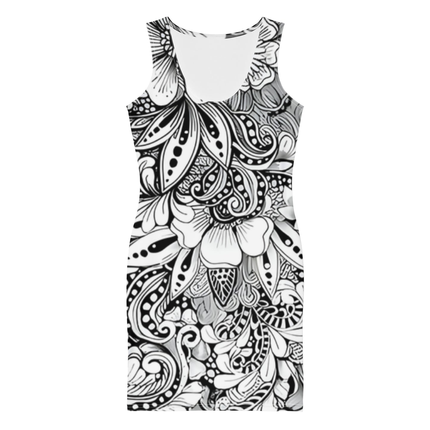 "Floral Elegance" Midi Dress – Felice Giannino Collection - FelinDesign