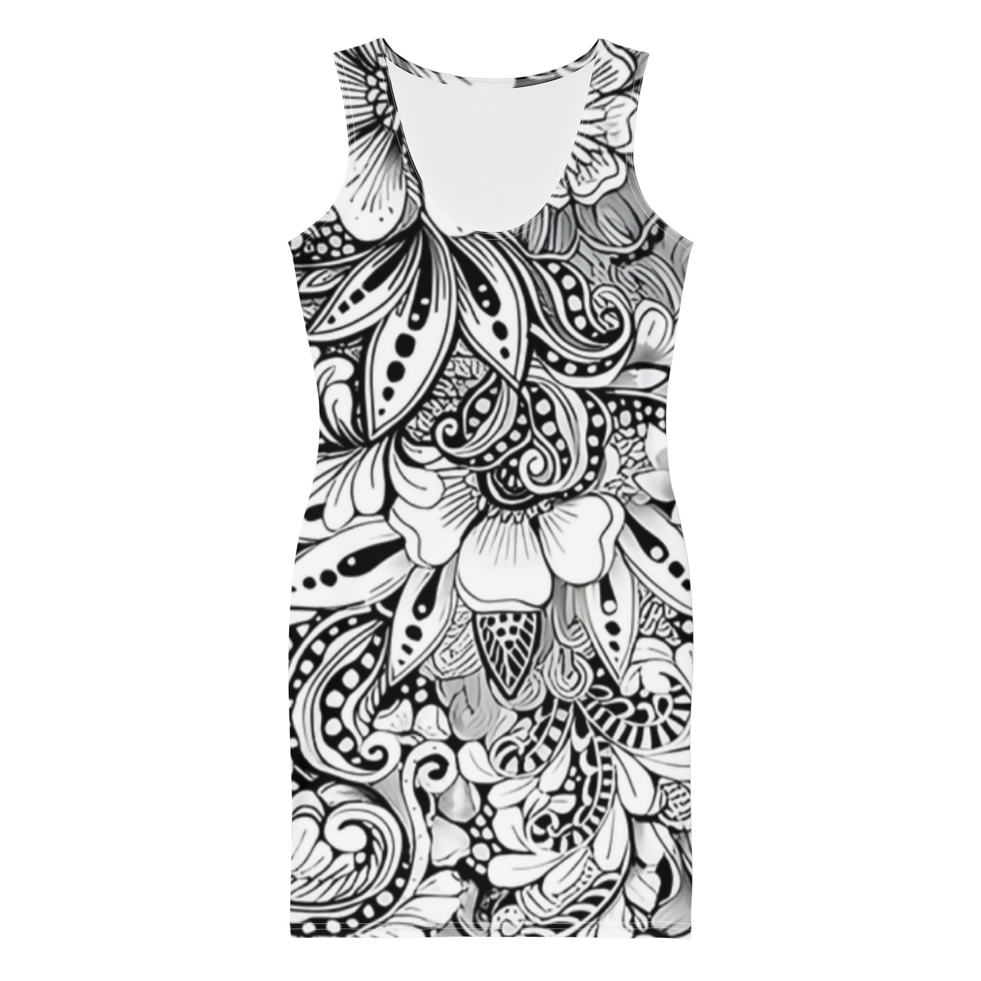 "Floral Elegance" Midi Dress – Felice Giannino Collection - FelinDesign