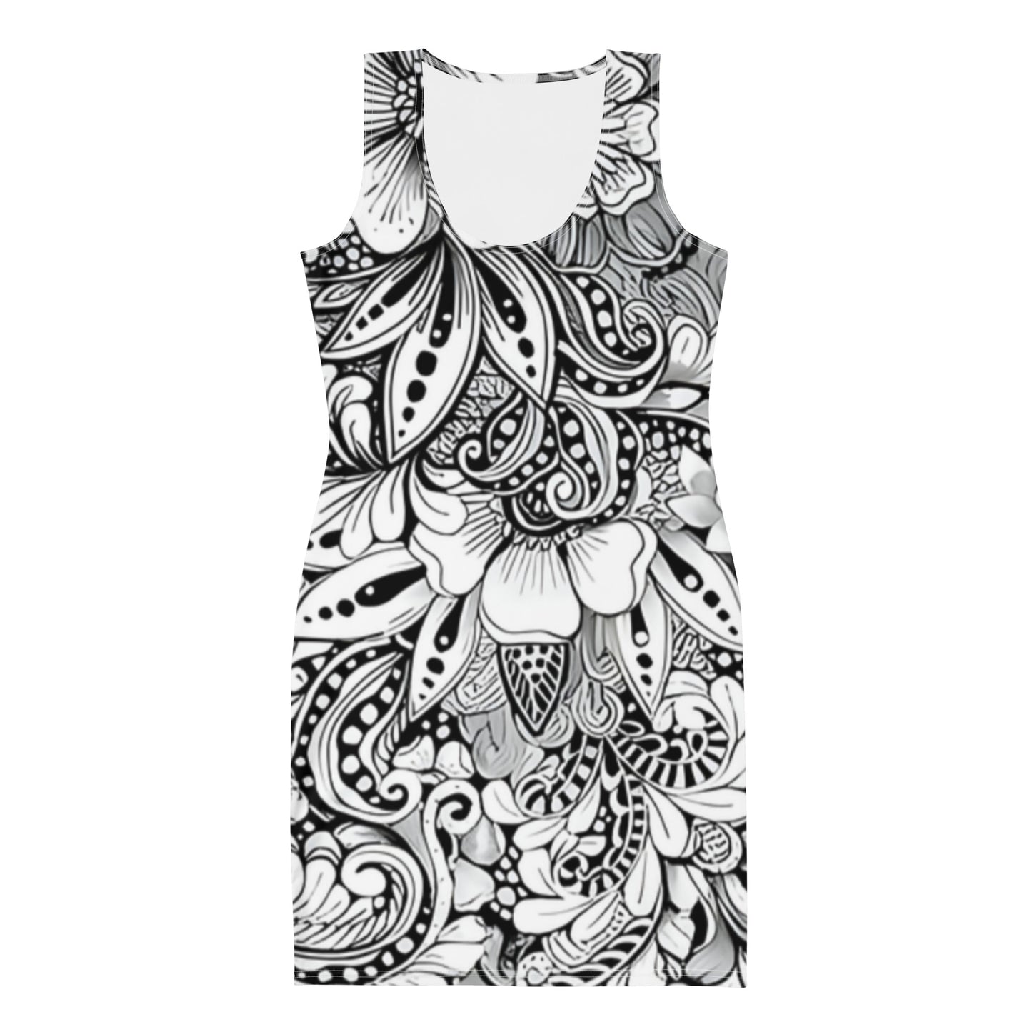 "Floral Elegance" Midi Dress – Felice Giannino Collection - FelinDesign