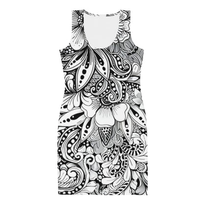 "Floral Elegance" Midi Dress – Felice Giannino Collection - FelinDesign