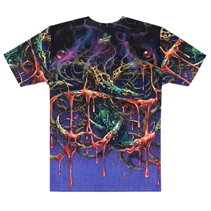 FelinDesign Toxic Viola Men's Cotton Crew Neck T-Shirt