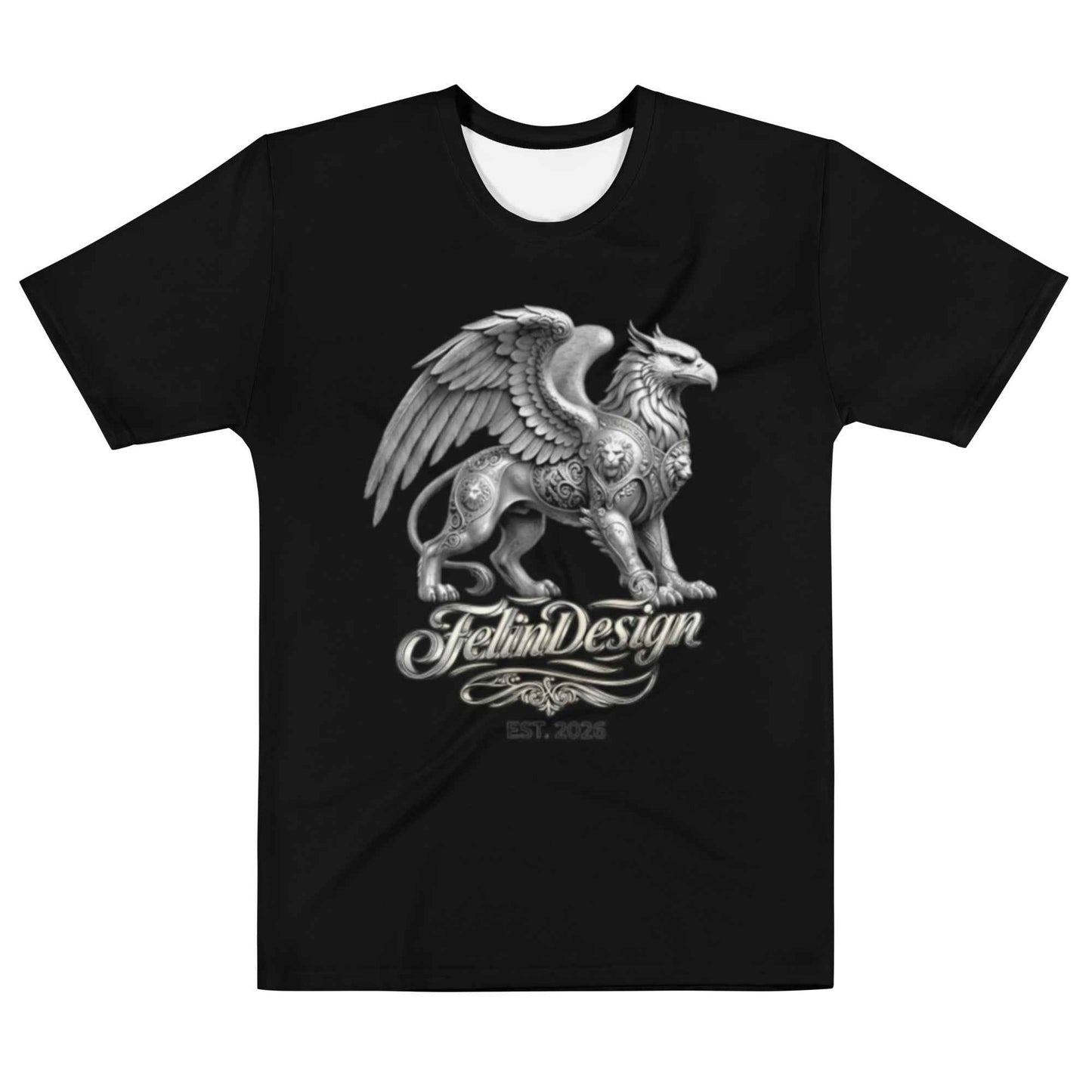FelinDesign Griffon Men's Cotton Crew Neck T-Shirt