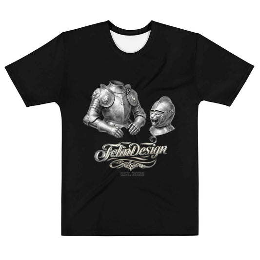 FelinDesign Armor  Men's Cotton Crew Neck T-Shirt