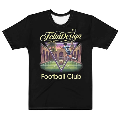 FelinDesign football Club Men's Cotton Crew Neck T-Shirt