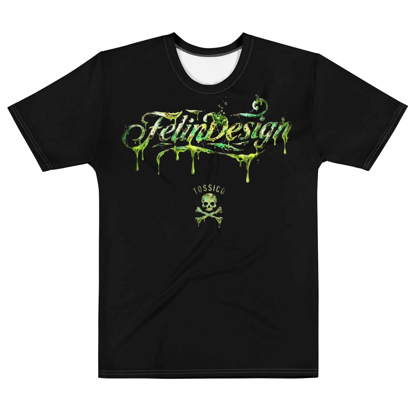 FelinDesign Toxic Men's Cotton Crew Neck T-Shirt