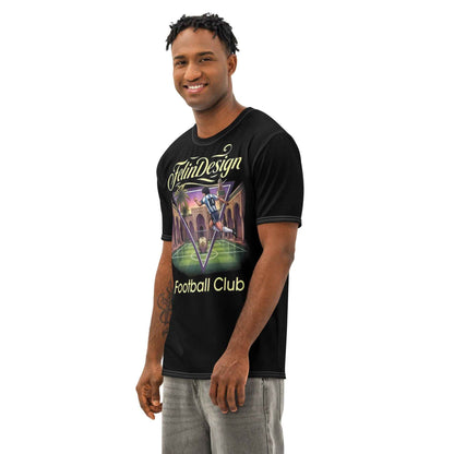 FelinDesign football Club Men's Cotton Crew Neck T-Shirt