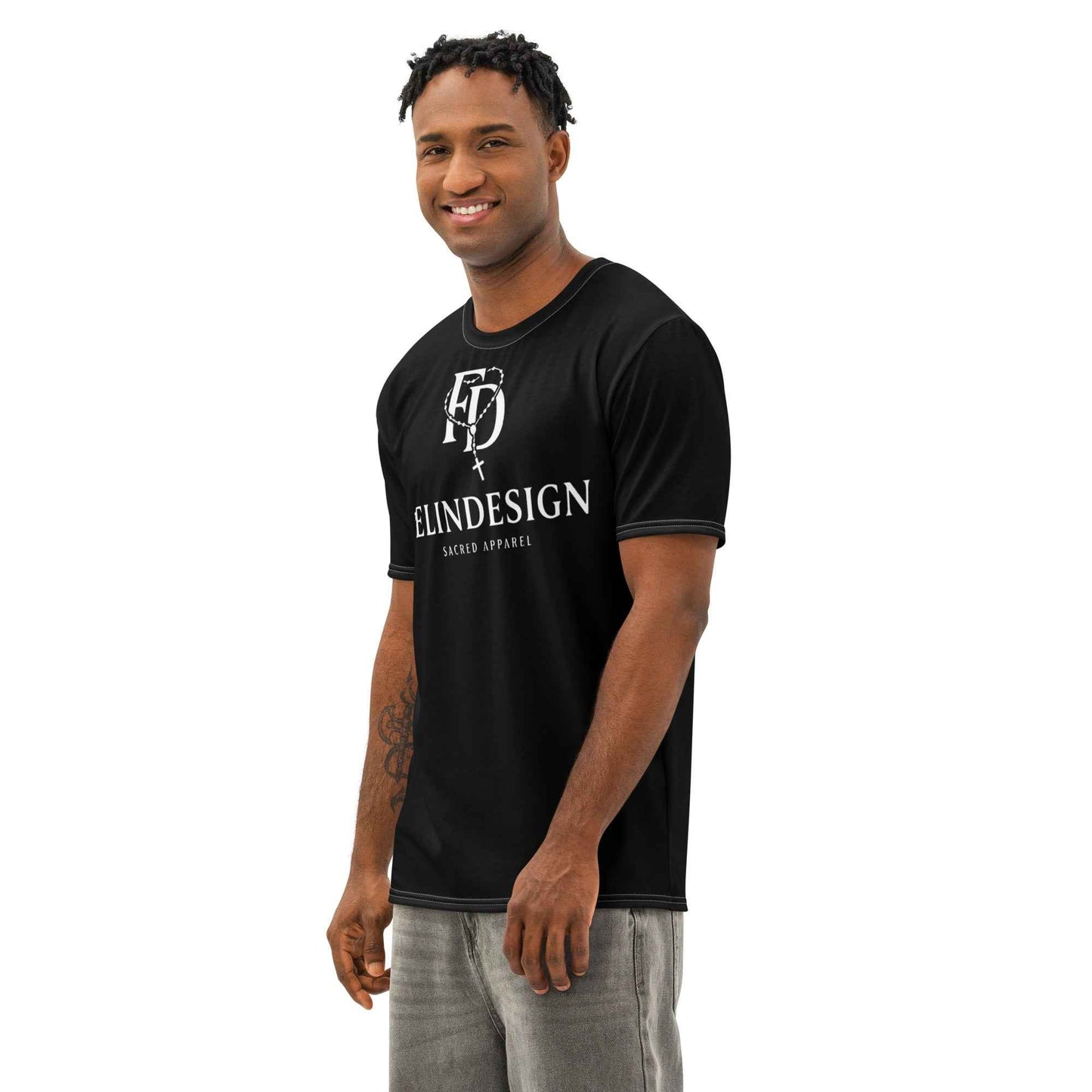 FelinDesign Sacred Apparel Men's Cotton Crew Neck T-Shirt