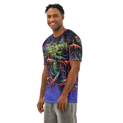FelinDesign Toxic Viola Men's Cotton Crew Neck T-Shirt