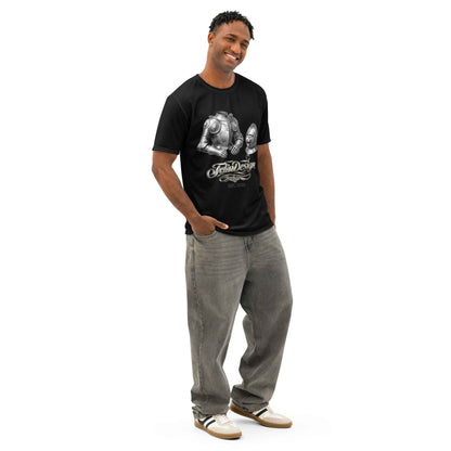 FelinDesign Armor  Men's Cotton Crew Neck T-Shirt