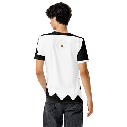 FelinDesign Men's Elegant Soft Cotton T-Shirt, Casual Shirt with Feline Art Print, Autumn Winter Men's Fashion - FelinDesign