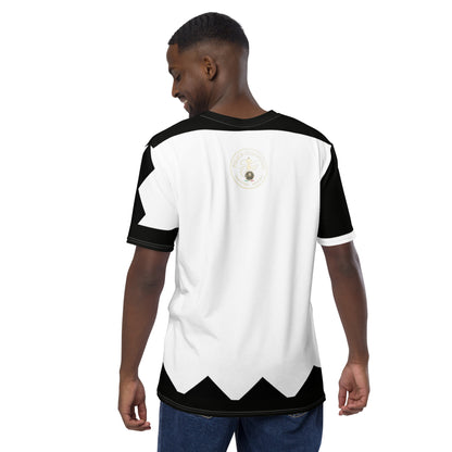 FelinDesign Men's Elegant Soft Cotton T-Shirt, Casual Shirt with Feline Art Print, Autumn Winter Men's Fashion - FelinDesign
