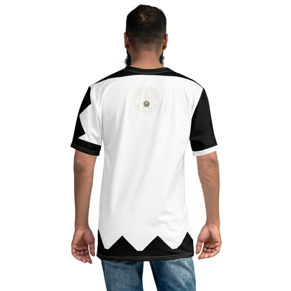 FelinDesign Men's Elegant Soft Cotton T-Shirt, Casual Shirt with Feline Art Print, Autumn Winter Men's Fashion - FelinDesign