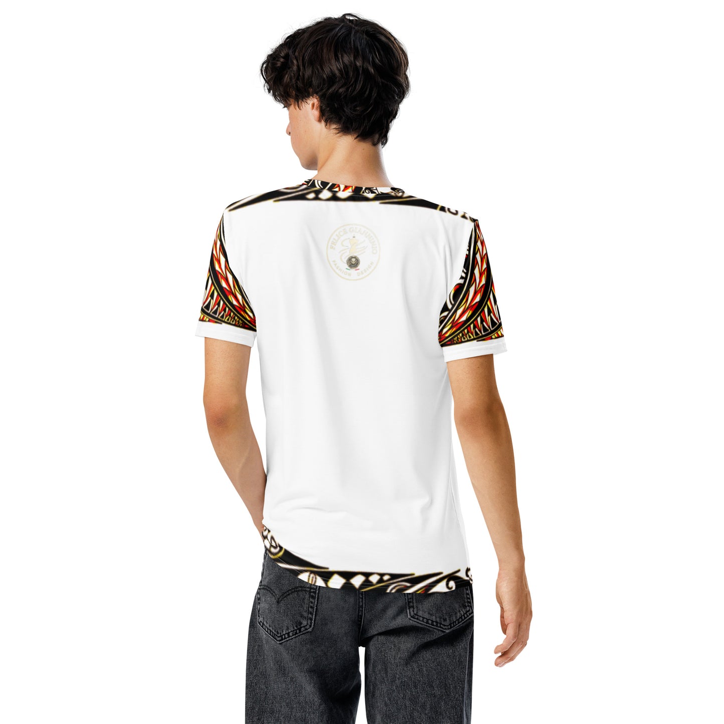 FelinDesign Men's Casual Soft Cotton T-Shirt with Creative Cat Print – Fashionable & Comfortable Summer Shirt - FelinDesign