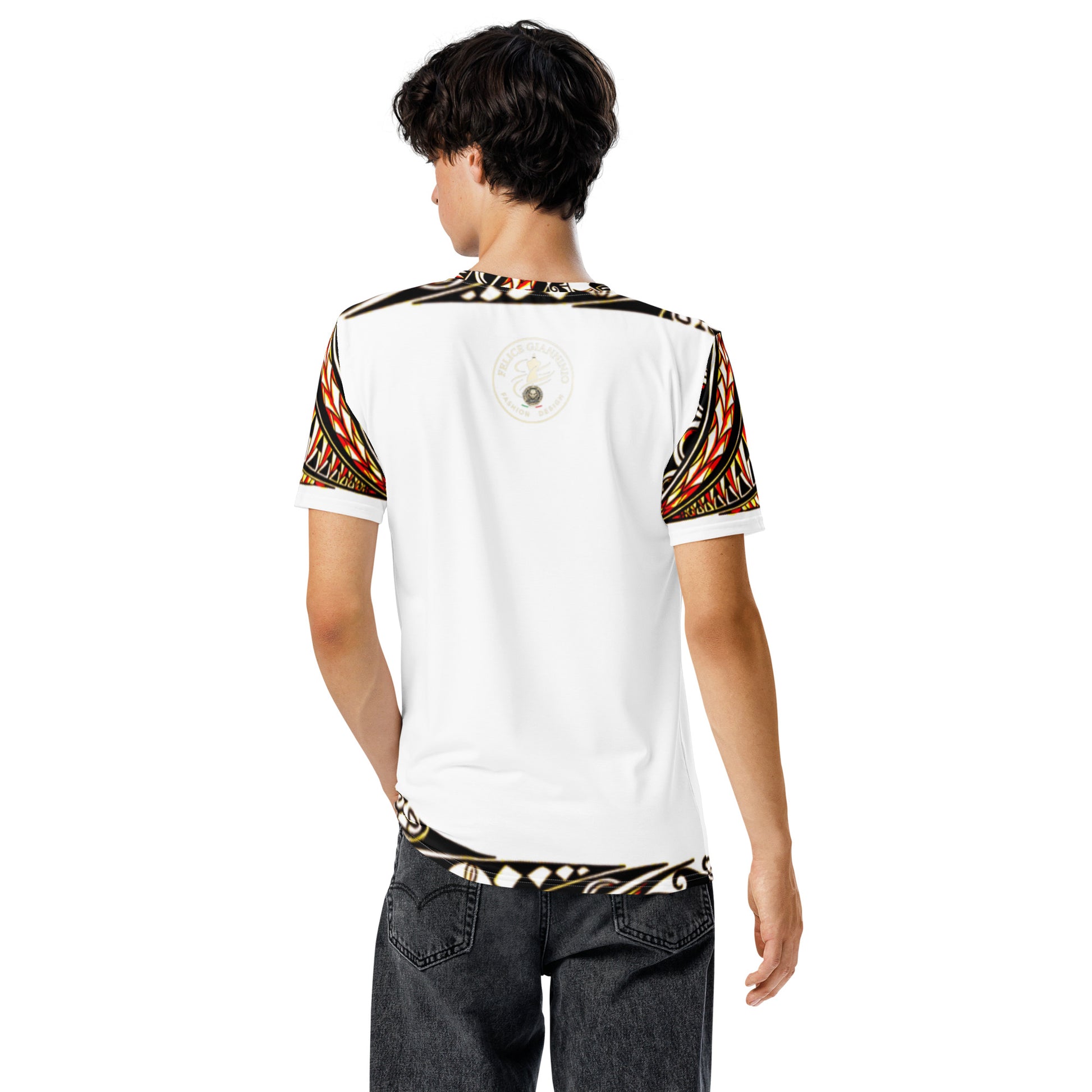 FelinDesign Men's Casual Soft Cotton T-Shirt with Creative Cat Print – Fashionable & Comfortable Summer Shirt - FelinDesign
