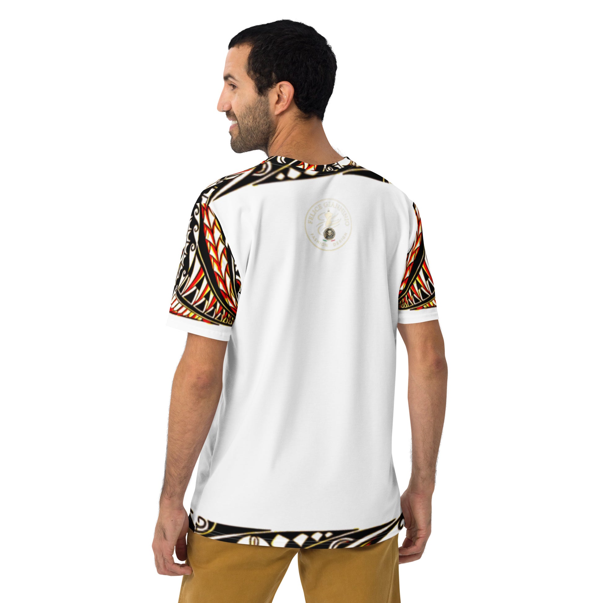 FelinDesign Men's Casual Soft Cotton T-Shirt with Creative Cat Print – Fashionable & Comfortable Summer Shirt - FelinDesign