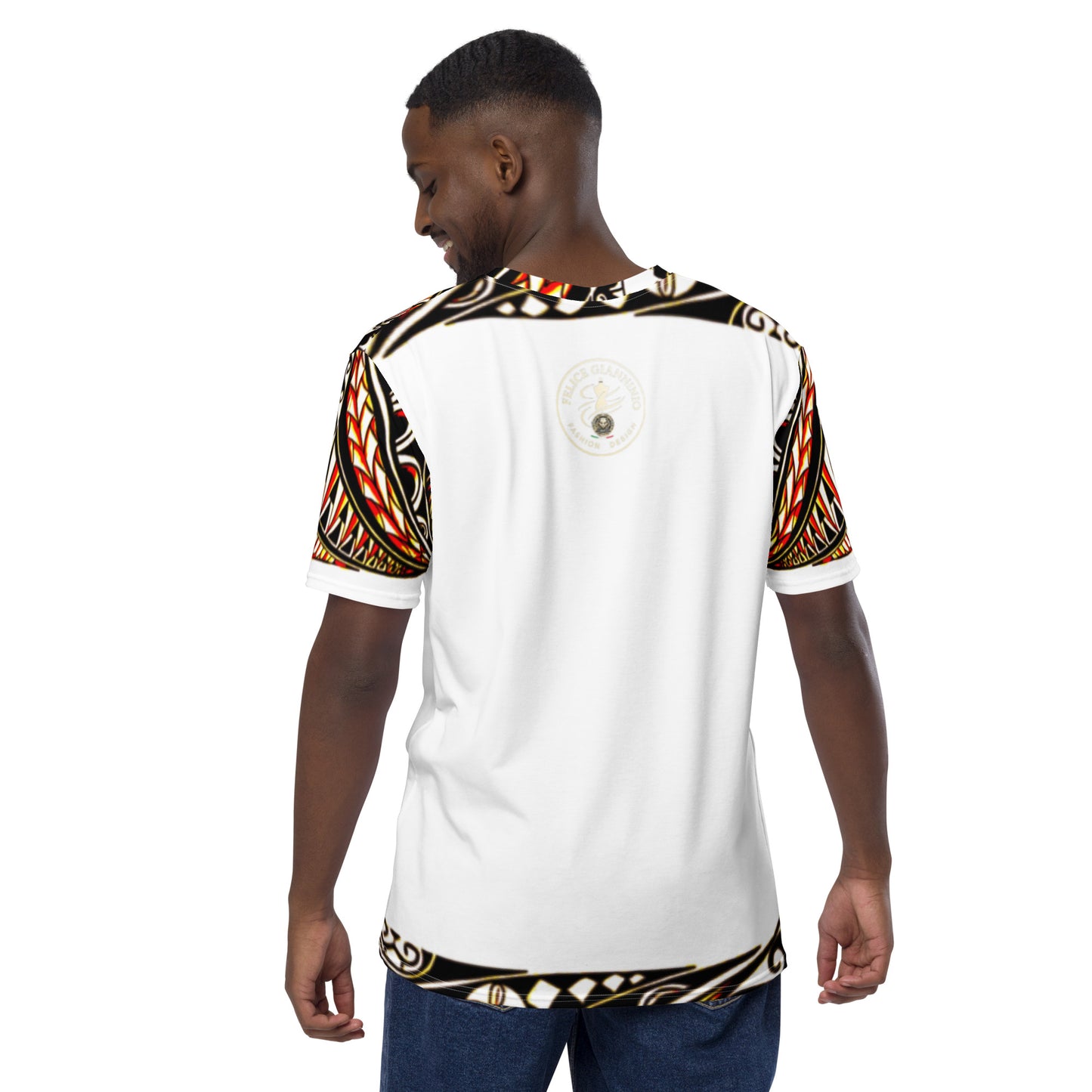 FelinDesign Men's Casual Soft Cotton T-Shirt with Creative Cat Print – Fashionable & Comfortable Summer Shirt - FelinDesign