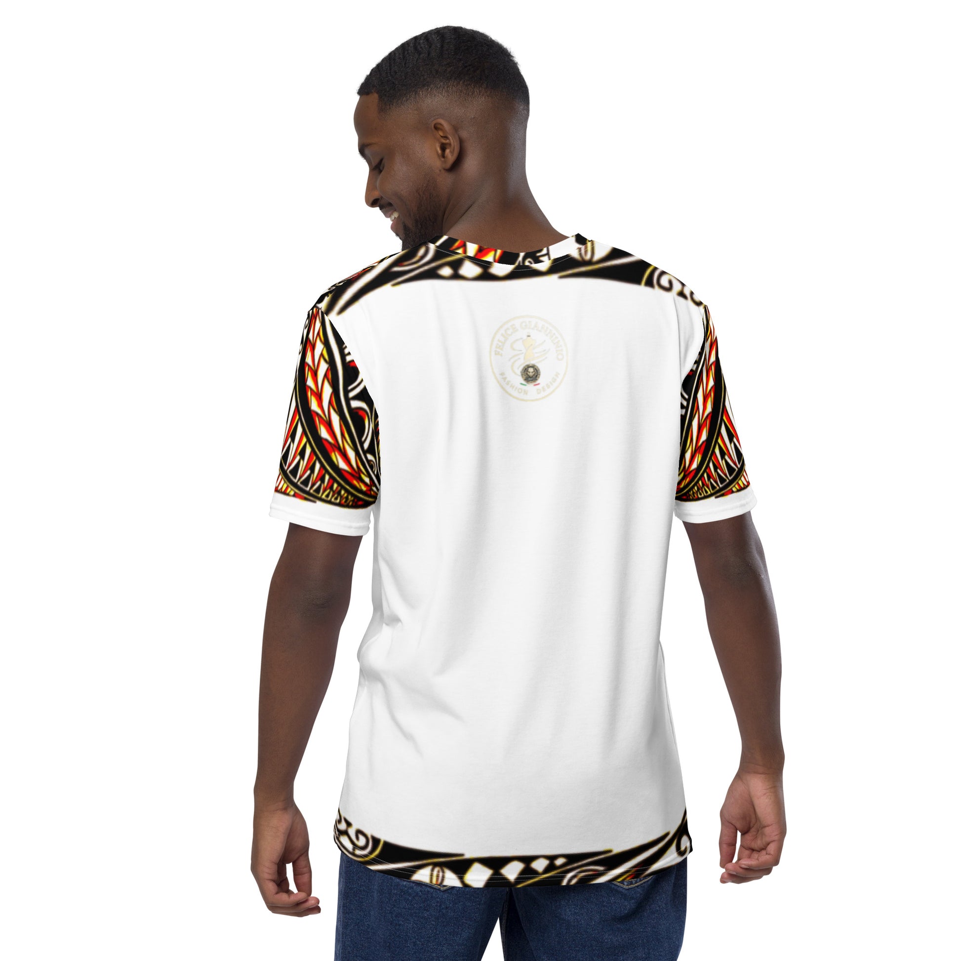 FelinDesign Men's Casual Soft Cotton T-Shirt with Creative Cat Print – Fashionable & Comfortable Summer Shirt - FelinDesign