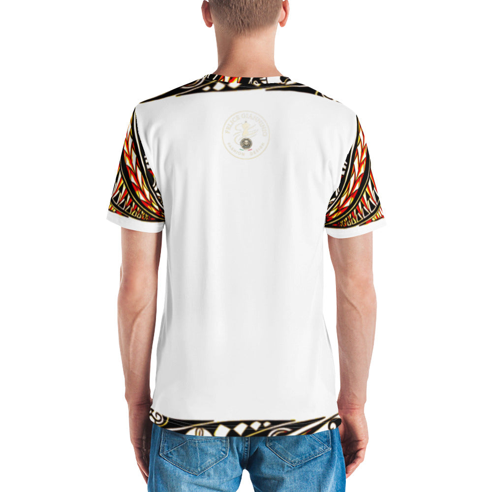 FelinDesign Men's Casual Soft Cotton T-Shirt with Creative Cat Print – Fashionable & Comfortable Summer Shirt - FelinDesign