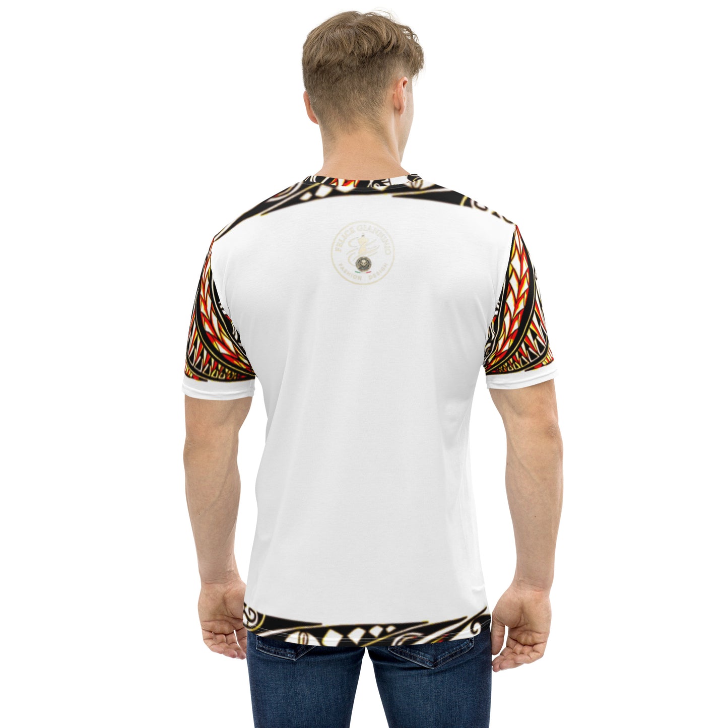 FelinDesign Men's Casual Soft Cotton T-Shirt with Creative Cat Print – Fashionable & Comfortable Summer Shirt - FelinDesign
