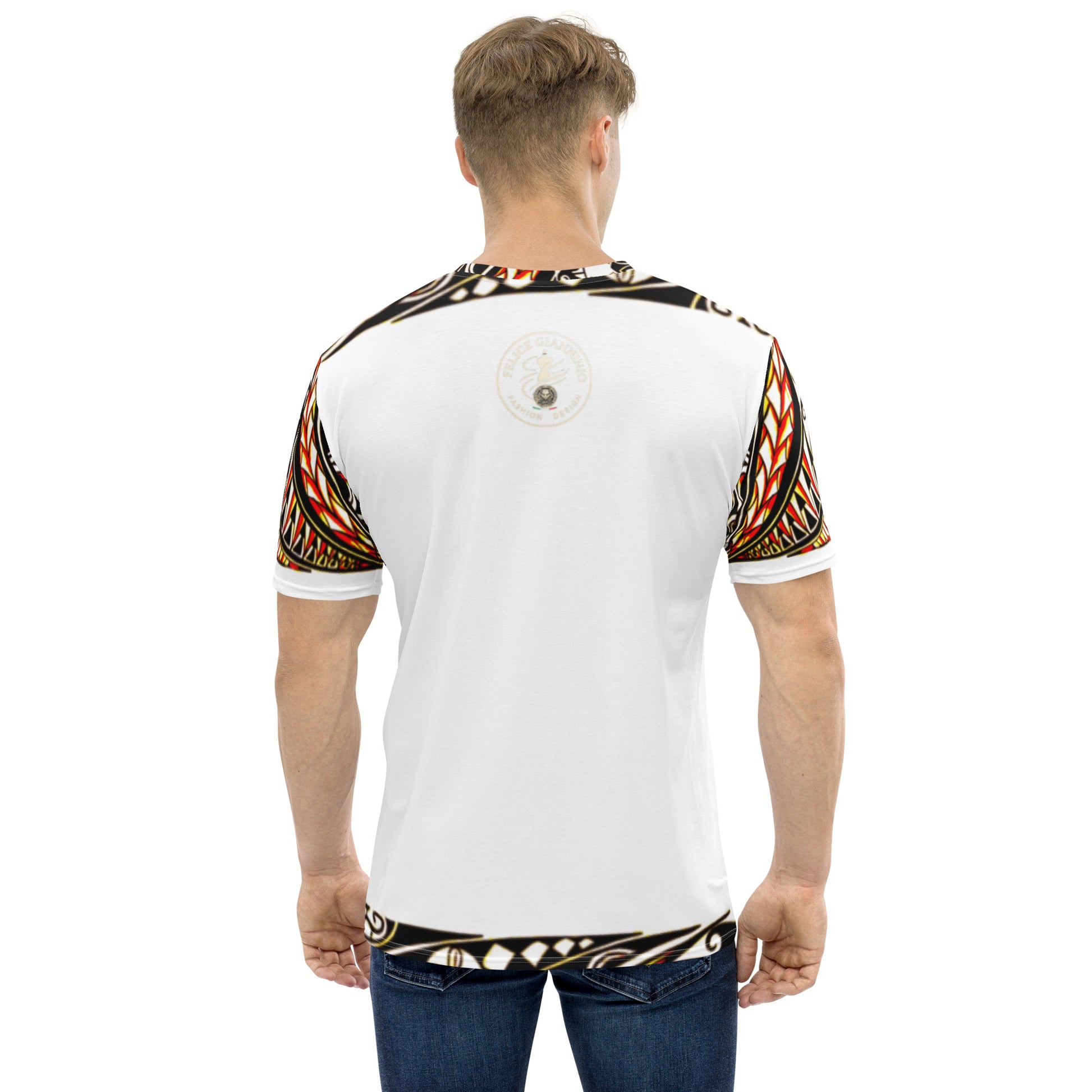 FelinDesign Men's Casual Soft Cotton T-Shirt with Creative Cat Print – Fashionable & Comfortable Summer Shirt - FelinDesign