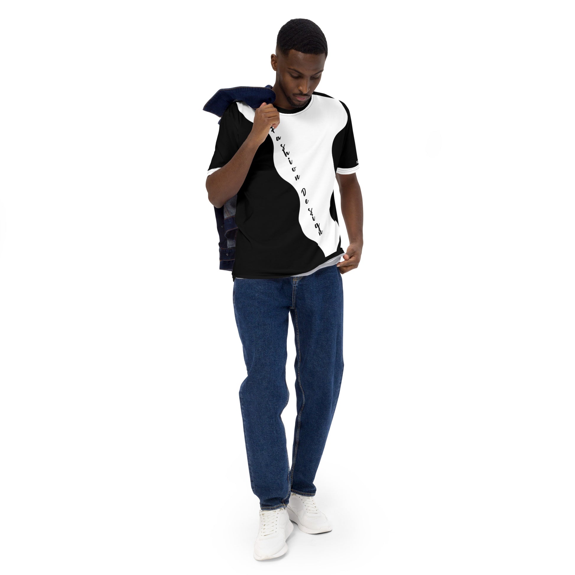 FelinDesign 200 Collection Men's T-shirt Elegant Casual Soft Cotton Summer Fashion Comfortable Front View Men - FelinDesign