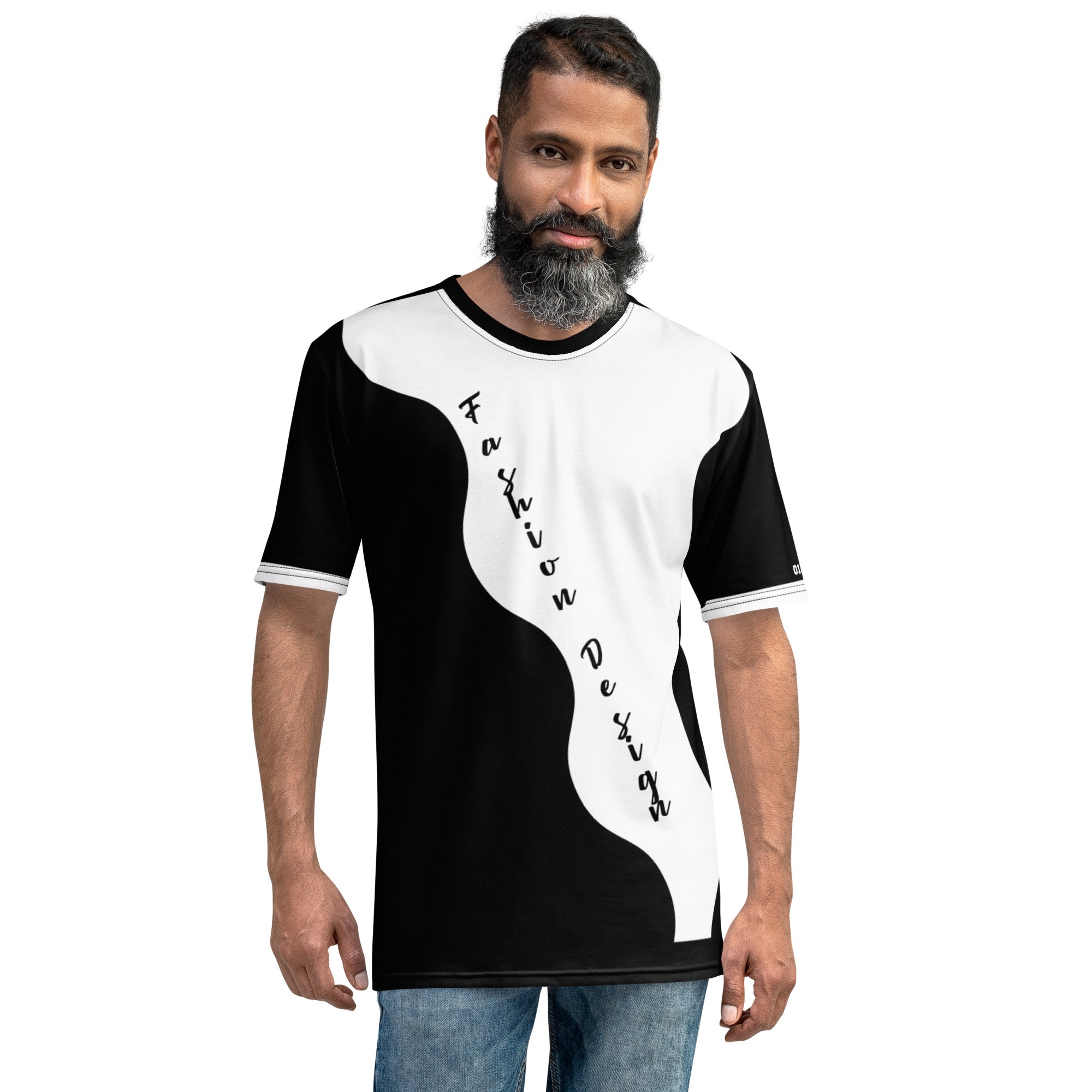 FelinDesign 200 Collection Men's T-shirt Elegant Casual Soft Cotton Summer Fashion Comfortable Front View Men - FelinDesign