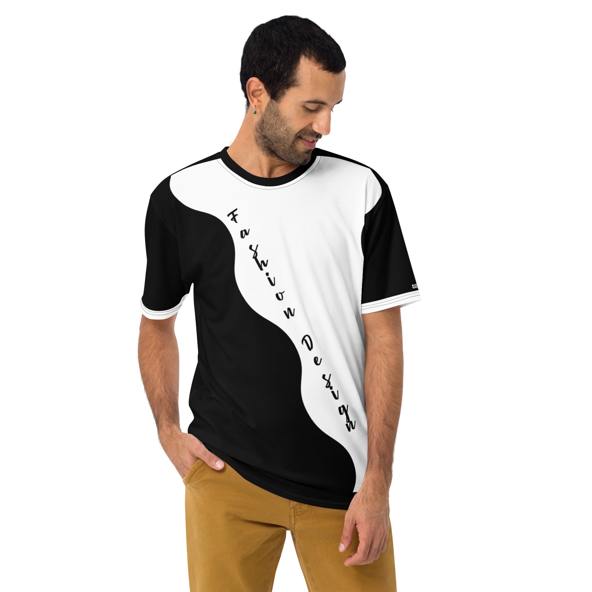 FelinDesign 200 Collection Men's T-shirt Elegant Casual Soft Cotton Summer Fashion Comfortable Front View Men - FelinDesign