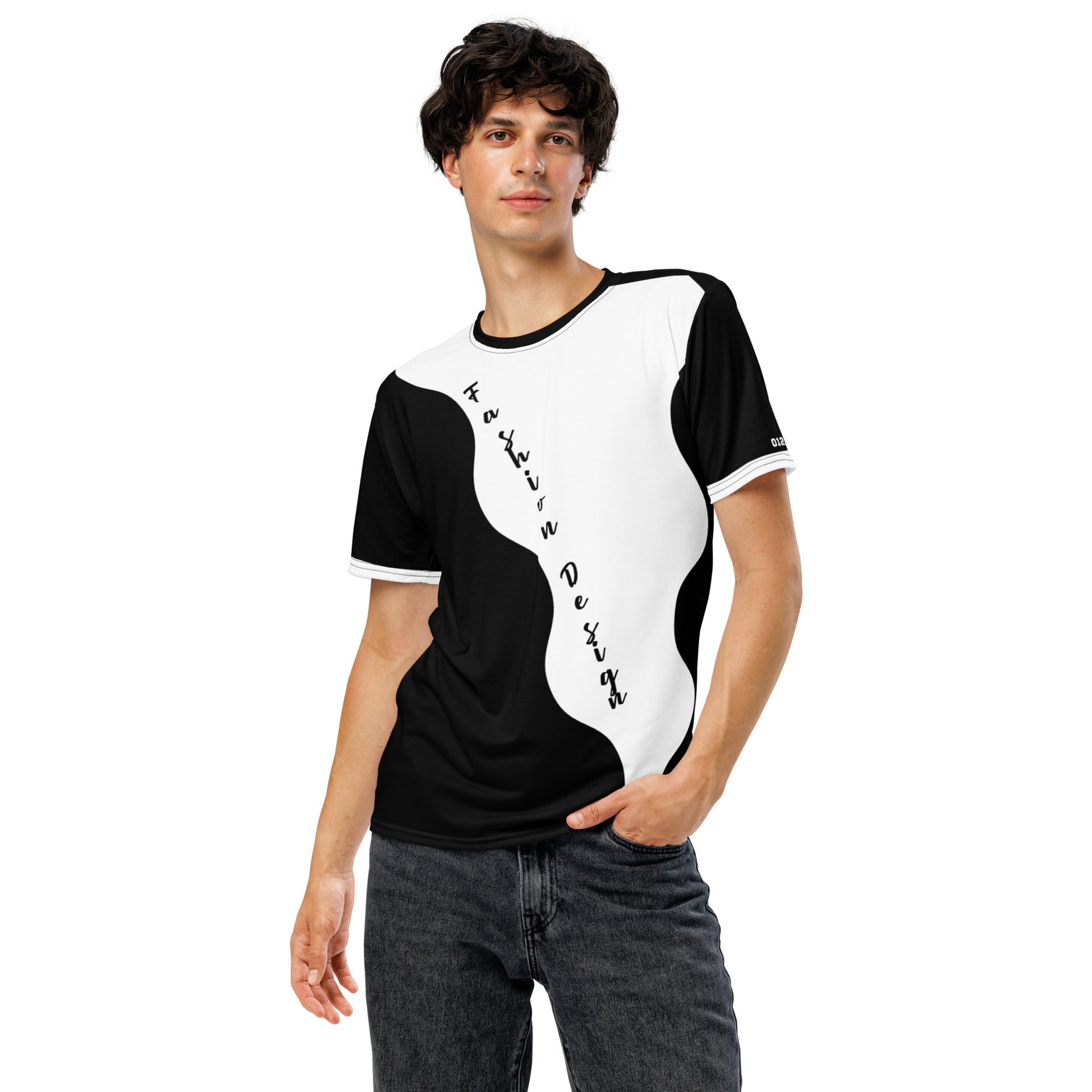 FelinDesign 200 Collection Men's T-shirt Elegant Casual Soft Cotton Summer Fashion Comfortable Front View Men - FelinDesign