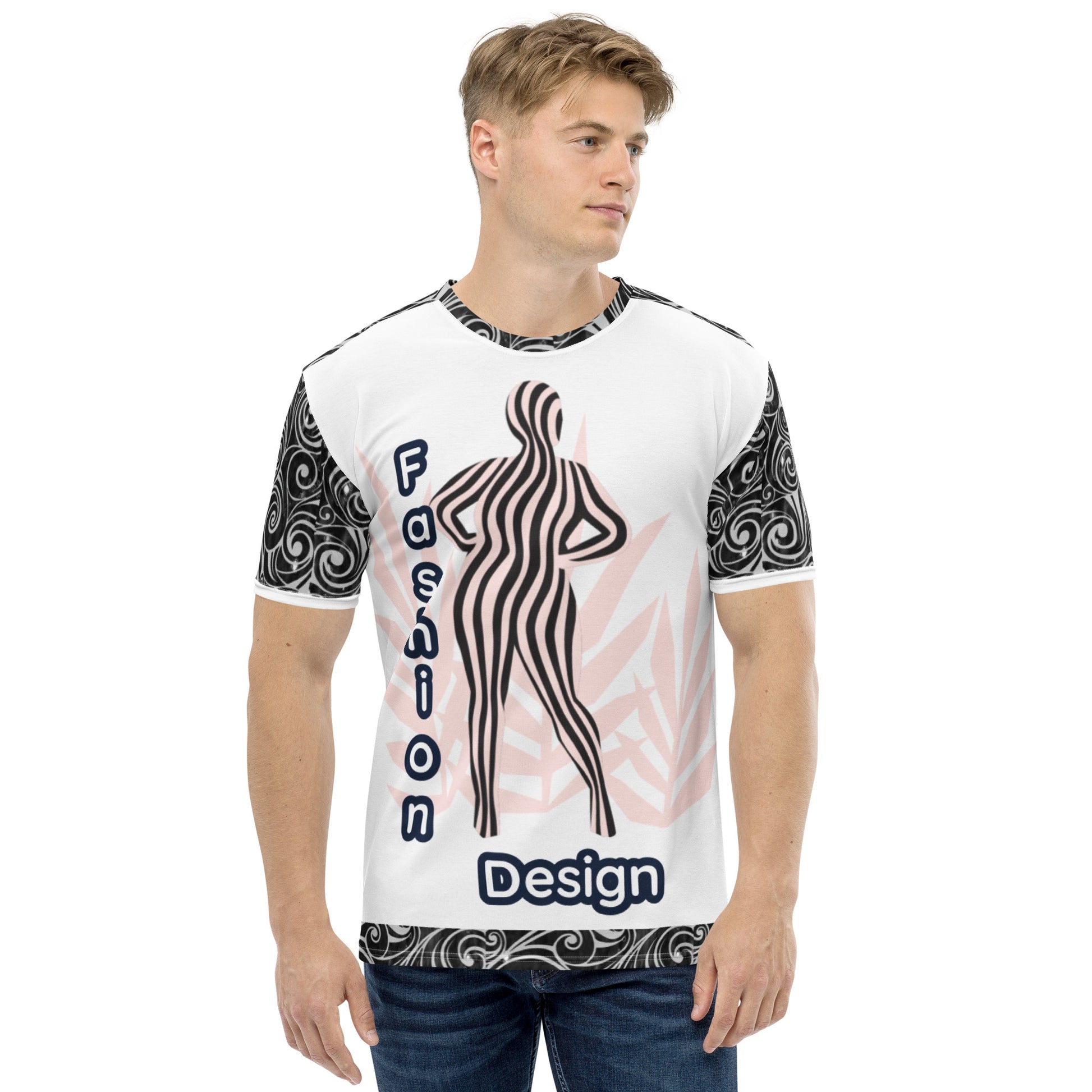 FelinDesign Men's T-shirt Soft Cotton Casual T-shirt Modern Style Creative Graphic Tees - FelinDesign