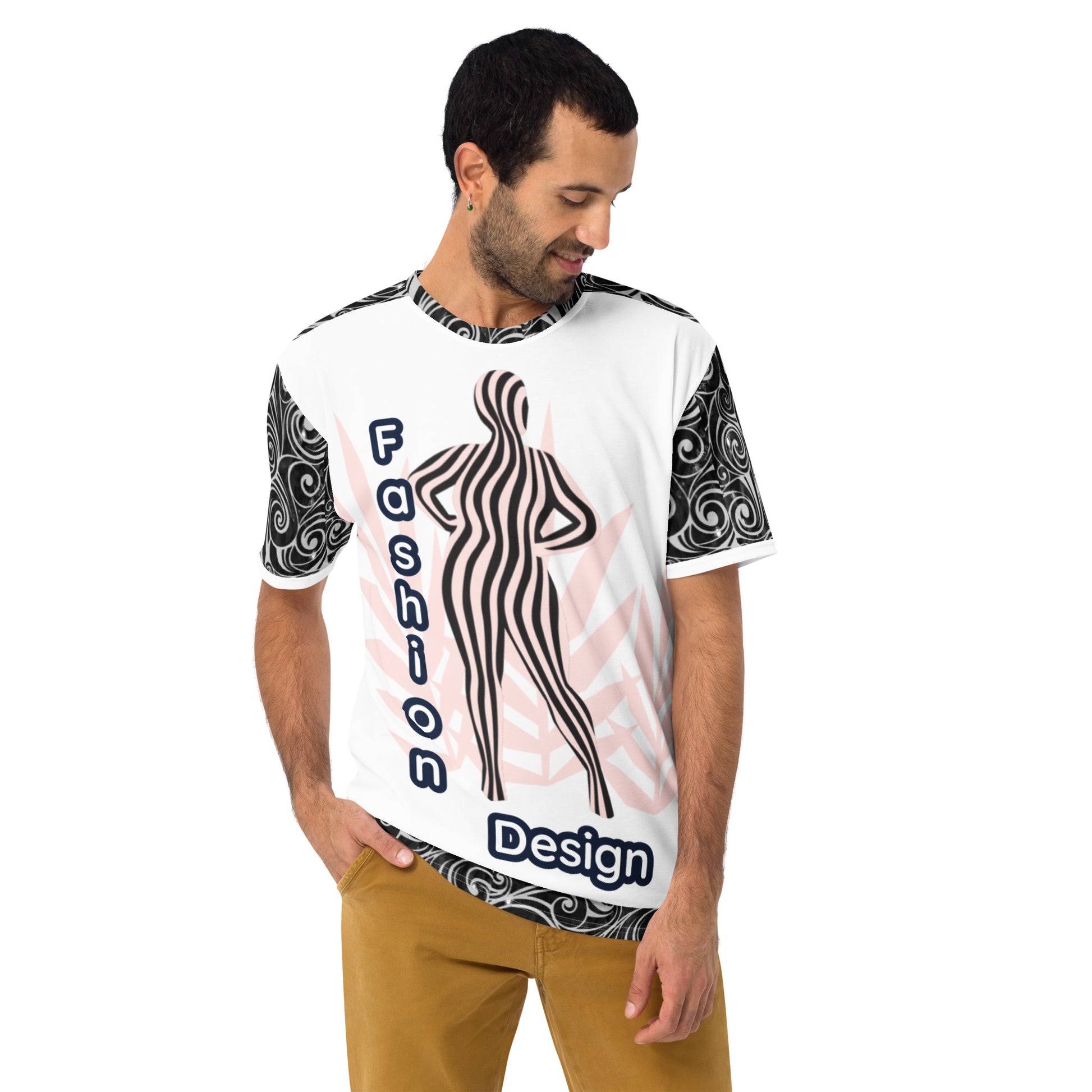 FelinDesign Men's T-shirt Soft Cotton Casual T-shirt Modern Style Creative Graphic Tees - FelinDesign