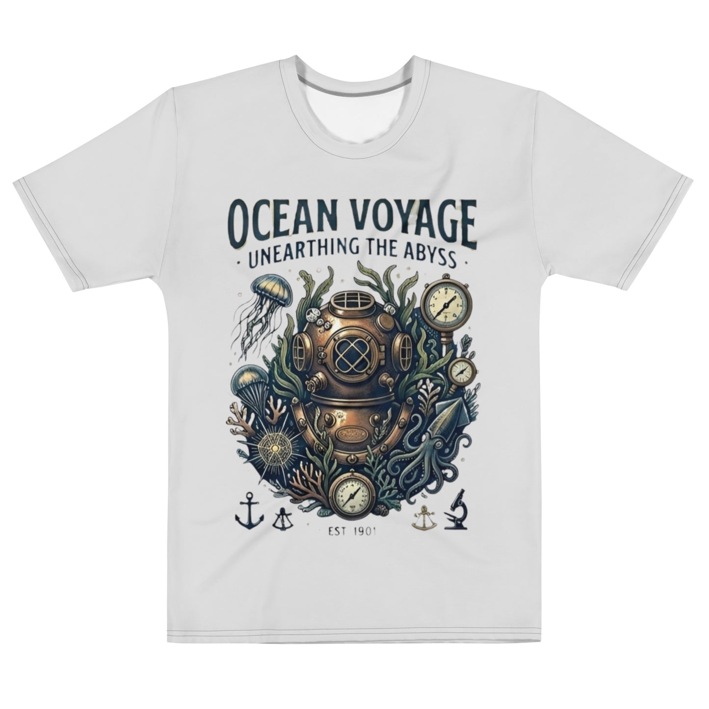 Men's t-shirt Whisper Ocean Voyage FelinDesign - FelinDesign